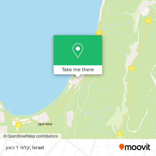 קלפי 1 האון map