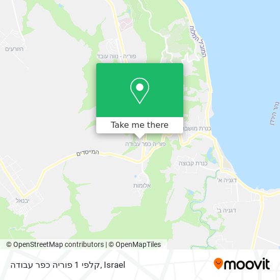 קלפי 1 פוריה כפר עבודה map