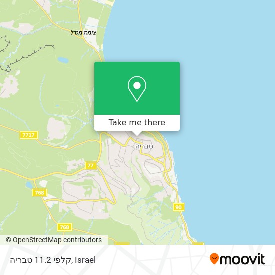 קלפי 11.2 טבריה map