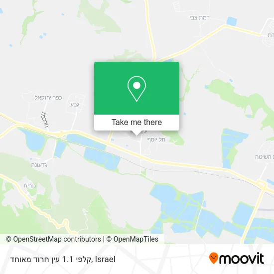 Карта קלפי 1.1 עין חרוד מאוחד