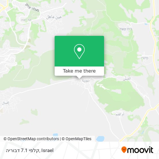 קלפי 7.1 דבוריה map