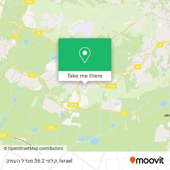 קלפי 36.2 מגדל העמק map