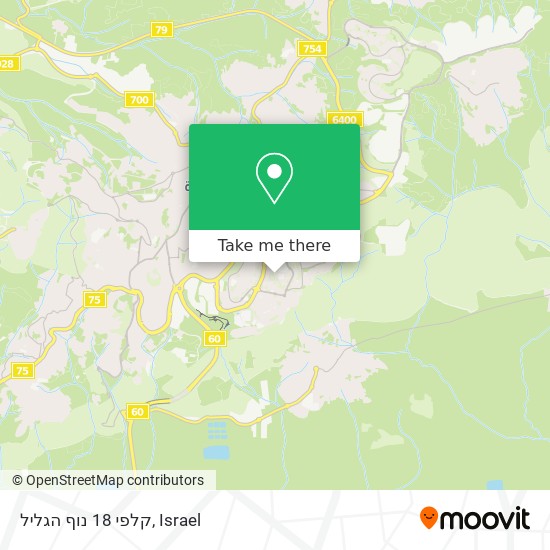 קלפי 18 נוף הגליל map