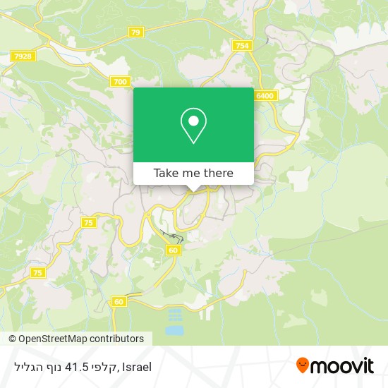 קלפי 41.5 נוף הגליל map