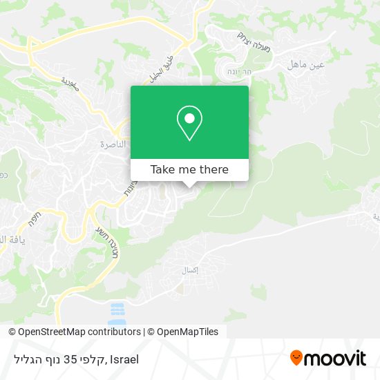 קלפי 35 נוף הגליל map