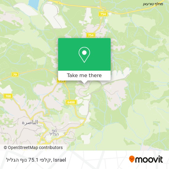 קלפי 75.1 נוף הגליל map