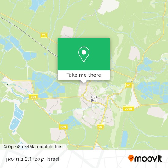 קלפי 2.1 בית שאן map