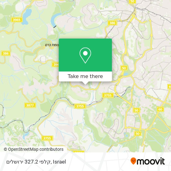 קלפי 327.2 ירושלים map