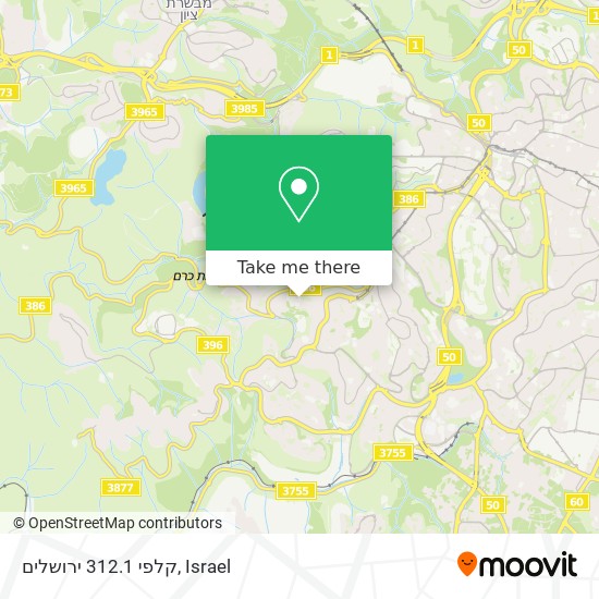 קלפי 312.1 ירושלים map