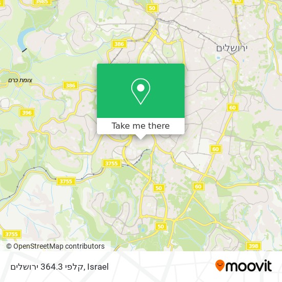 קלפי 364.3 ירושלים map