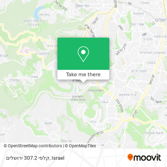 קלפי 307.2 ירושלים map