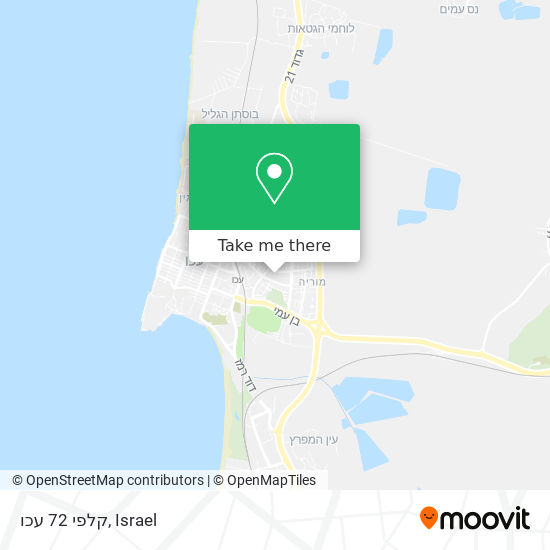 קלפי 72 עכו map