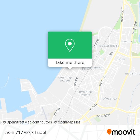 קלפי 717 חיפה map