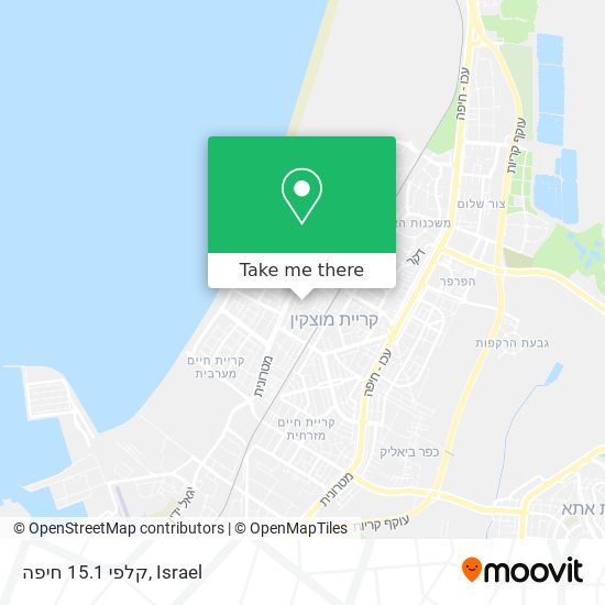 קלפי 15.1 חיפה map