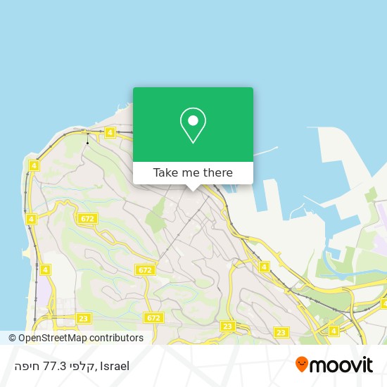 קלפי 77.3 חיפה map