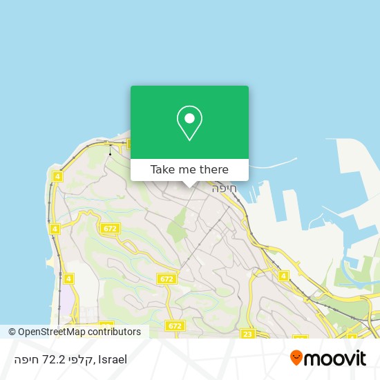 קלפי 72.2 חיפה map