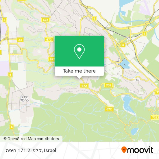 קלפי 171.2 חיפה map