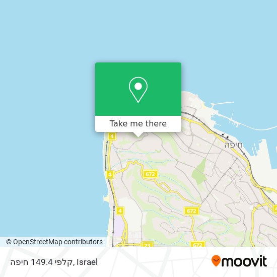 קלפי 149.4 חיפה map