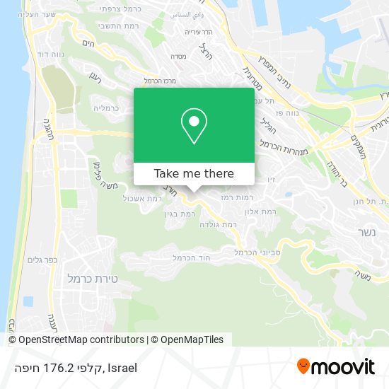 קלפי 176.2 חיפה map