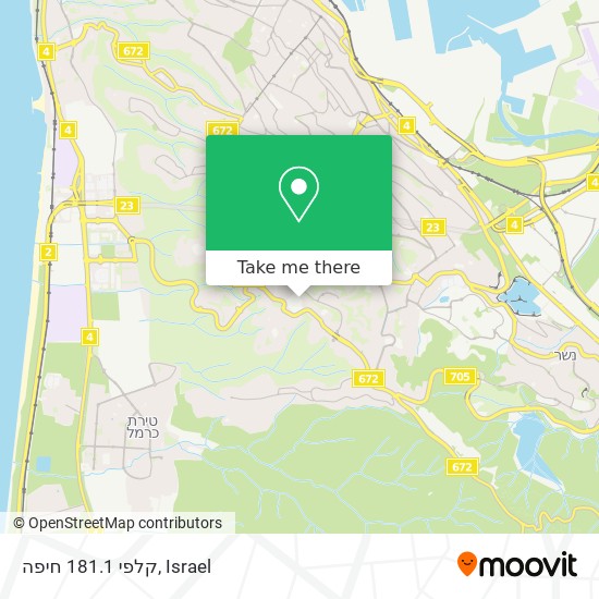 קלפי 181.1 חיפה map