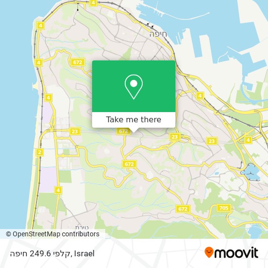 Карта קלפי 249.6 חיפה