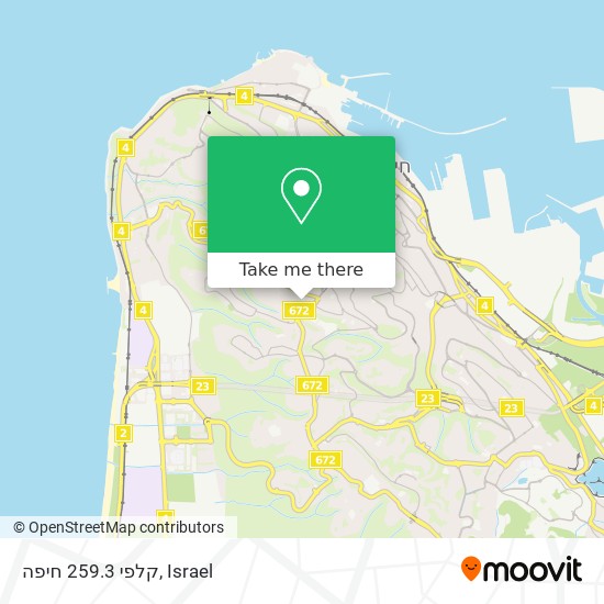 קלפי 259.3 חיפה map
