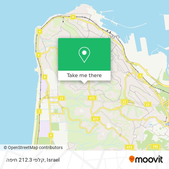 קלפי 212.3 חיפה map