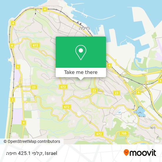 Карта קלפי 425.1 חיפה