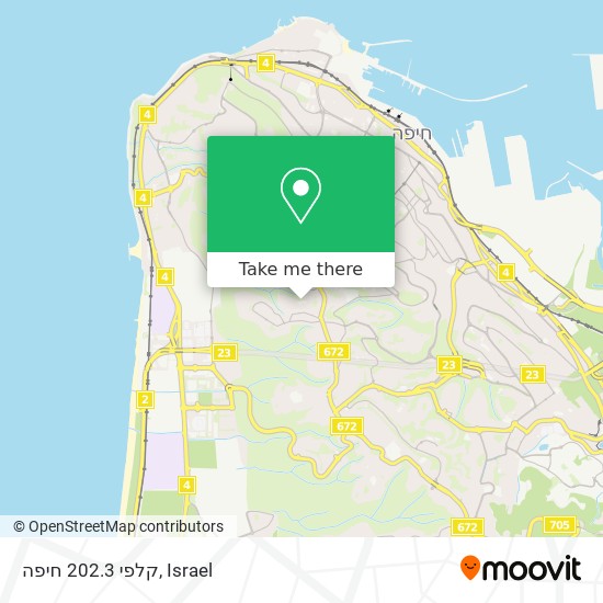 קלפי 202.3 חיפה map