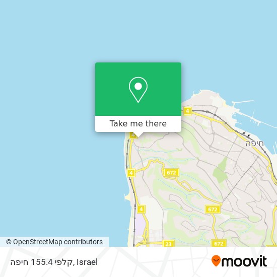 קלפי 155.4 חיפה map