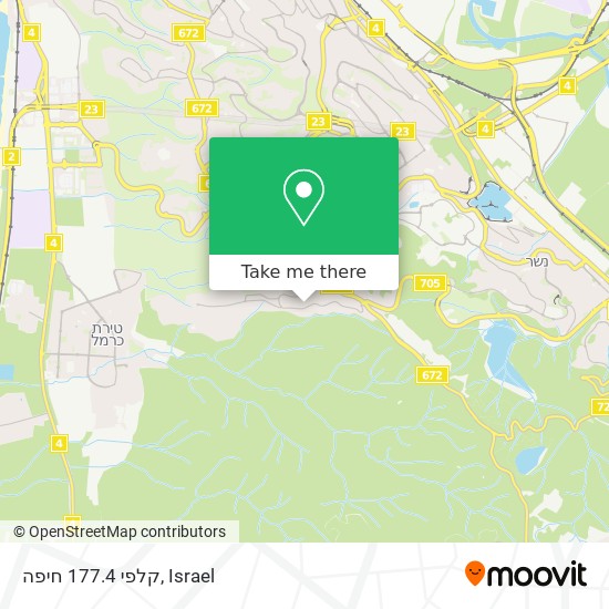 Карта קלפי 177.4 חיפה
