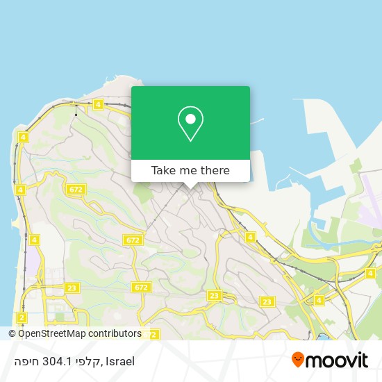 Карта קלפי 304.1 חיפה