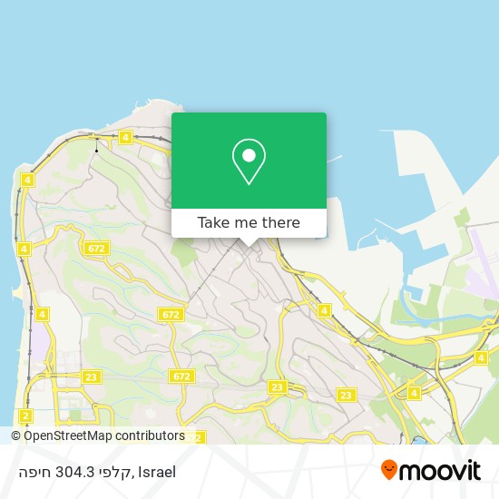 קלפי 304.3 חיפה map