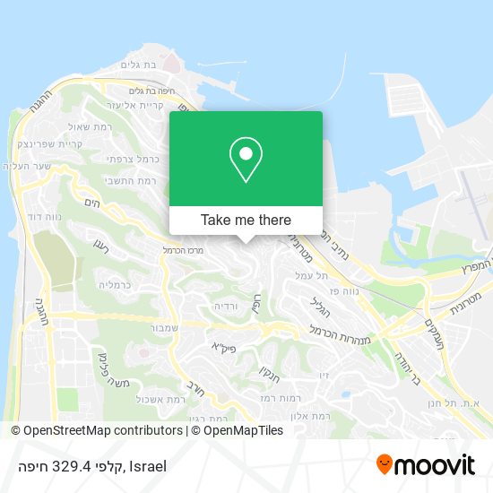 קלפי 329.4 חיפה map
