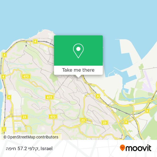 קלפי 57.2 חיפה map