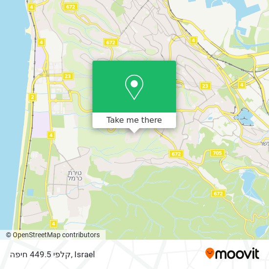 קלפי 449.5 חיפה map
