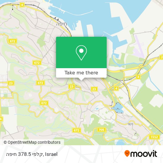 קלפי 378.5 חיפה map