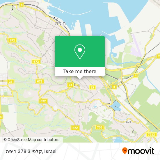 קלפי 378.3 חיפה map