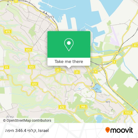 קלפי 346.4 חיפה map