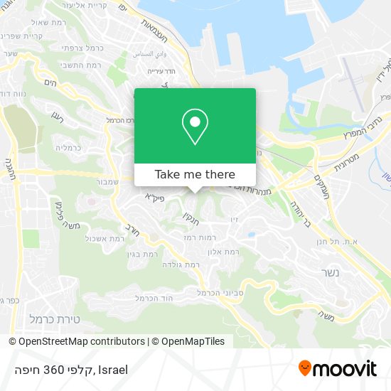 קלפי 360 חיפה map