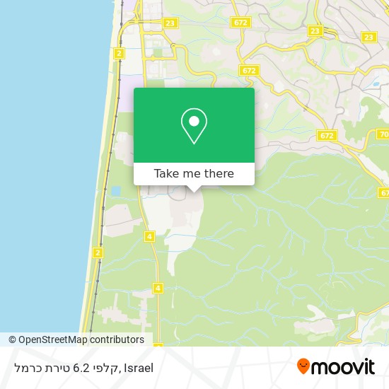 קלפי 6.2 טירת כרמל map