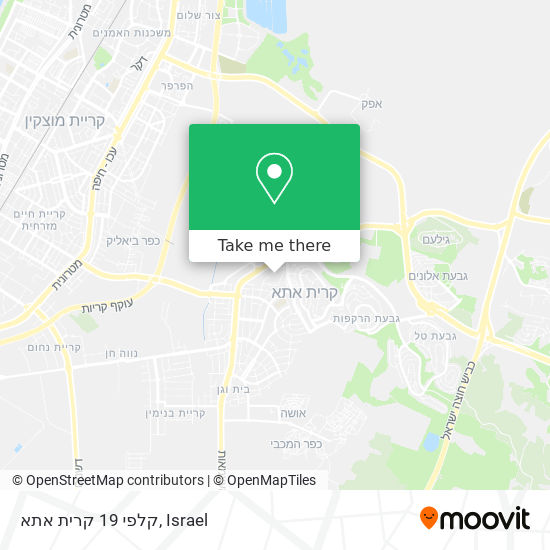 קלפי 19 קרית אתא map