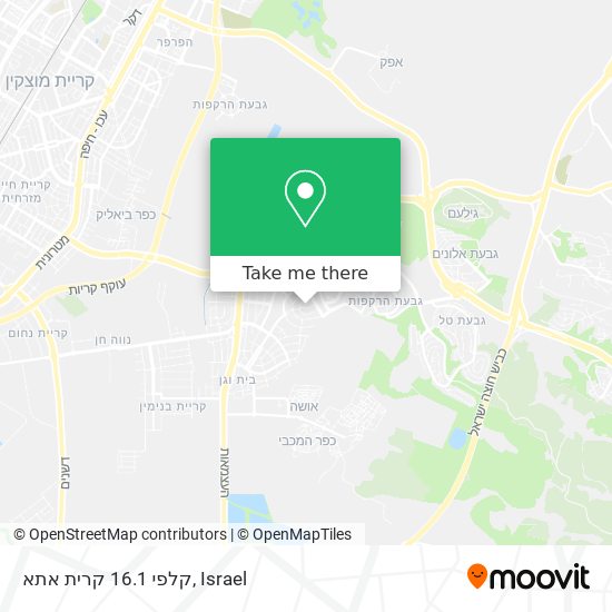 Карта קלפי 16.1 קרית אתא