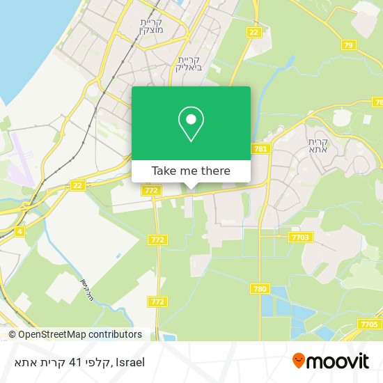 קלפי 41 קרית אתא map