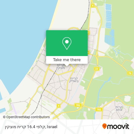 Карта קלפי 16.4 קרית מוצקין