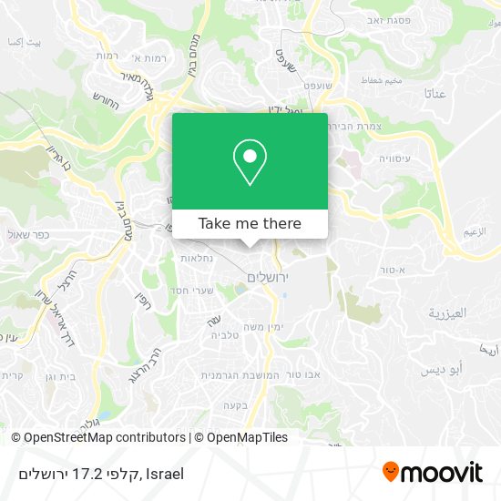 Карта קלפי 17.2 ירושלים