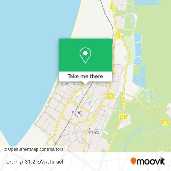 קלפי 31.2 קרית ים map