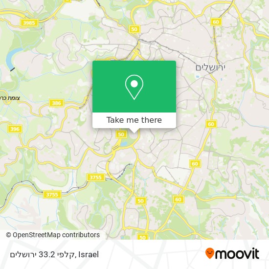 קלפי 33.2 ירושלים map