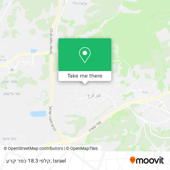 Карта קלפי 18.3 כפר קרע