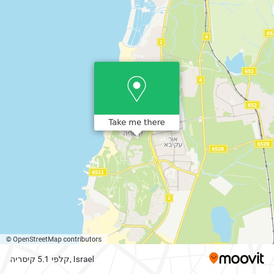 קלפי 5.1 קיסריה map